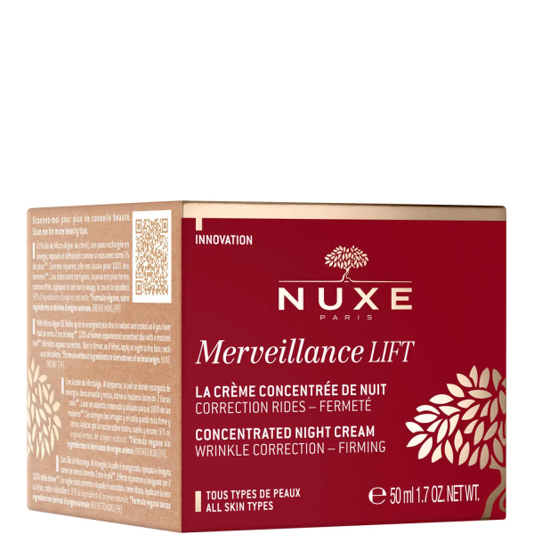 Nuxe Merveillance Lift Nuit Creme Συμπυκνωμένη Κρέμα Νύχτας για Όλους τους Τύπους Επιδερμίδας, 50ml