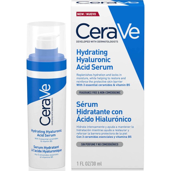 CeraVe Hydrating Καταπραϋντικό & Ενυδατικό Serum Προσώπου με Υαλουρονικό Οξύ & Βιταμίνη B5 30ml