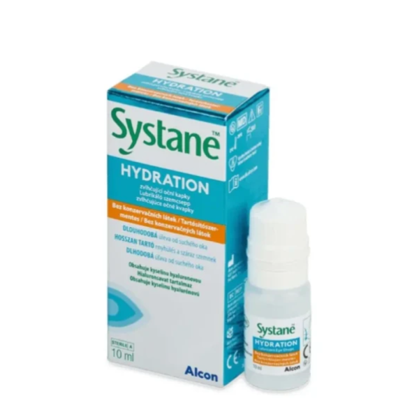 Systane Hydration Χωρίς Συντηρητικά Οφθαλμικές Σταγόνες με Υαλουρονικό Οξύ 10ml