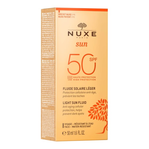 Nuxe Light Sun Fluid Αντηλιακή Αντιγηραντική Κρέμα Προσώπου SPF50, 50ml Nuxe Light Sun Fluid Αντηλιακή Αντιγηραντική Κρέμα Προσώπου SPF50, 50ml