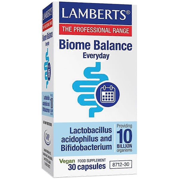 Lamberts Biome Balance Everyday 30caps Συμπλήρωμα Διατροφής με Προβιοτικά για τη Σωστή Λειτουργία του Γαστρεντερικού Συστήματος Lamberts Biome Balance Everyday 30caps Συμπλήρωμα Διατροφής με Προβιοτικά για τη Σωστή Λειτουργία του Γαστρεντερικού Συστήματος