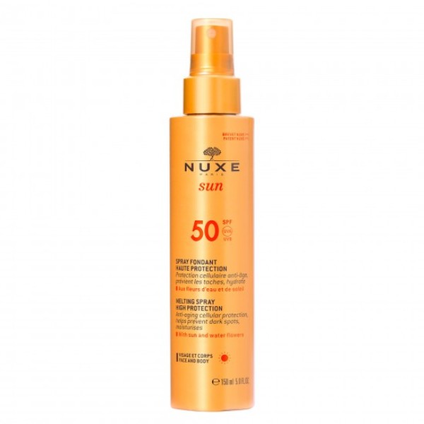 Nuxe Delicious Sun Spray High Protection SPF50 Αντηλιακό Γαλάκτωμα για Πρόσωπο & Σώμα, 150ml