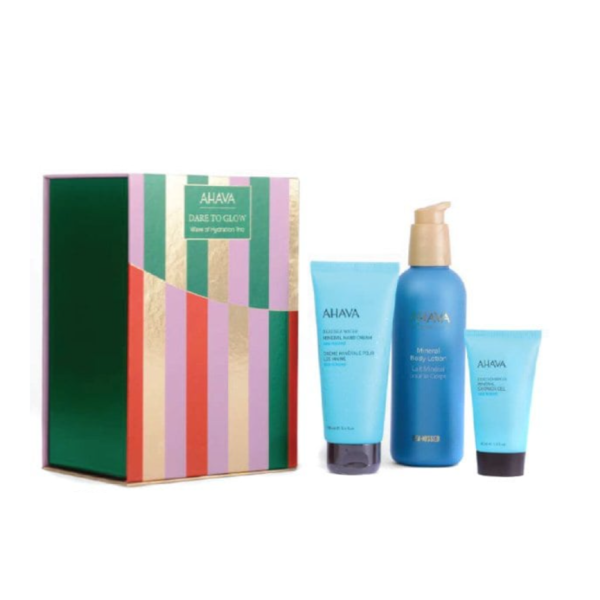 Ahava Dare to Glow Wave of Hydration Trio με Mineral Sea-Kissed Body Lotion Λοσιόν Σώματος, 250ml, Mineral Sea-Kissed Hand Cream Κρέμα Χεριών, 100ml & Mineral Sea-Kissed Shower Gel Αφρόλουτρο, 40ml, 1σετ