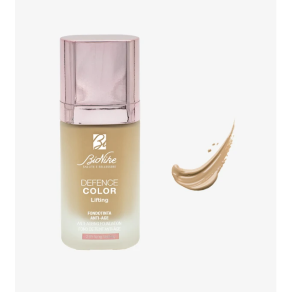 BioNike DEFENCE COLOR Lifting αντιγηραντικό Foundation ΑΝΤΙΓΗΡΑΝΤΙΚΟ FOUNDATION Διάρκεια 24 ωρών 30 ml Χρώμα 203 SABLE
