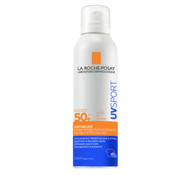 La Roche-Posay Anthelios UVSport Invisible Rerfreshing Mist Αντηλιακό με Αόρατο Τελείωμα SPF50+, 200ml