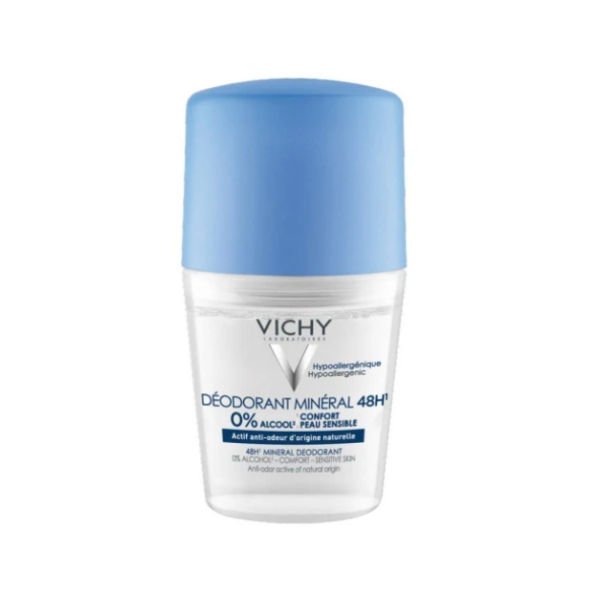 Vichy Deodorant Mineral 48H Αποσμητικό 50ml Vichy Deodorant Mineral 48H Αποσμητικό 50ml