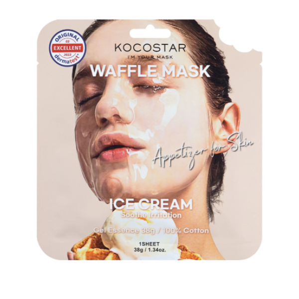 Kocostar Waffle Mask Ice Cream Μάσκα Προσώπου για Ευαίσθητες Επιδερμίδες, 40g