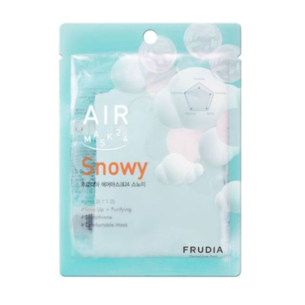 Frudia Air Mask 24 Snowy Μάσκα Προσώπου για Αναζωογόνηση / Καθαρισμό 25ml Frudia Air Mask 24 Snowy Μάσκα Προσώπου για Αναζωογόνηση / Καθαρισμό 25ml