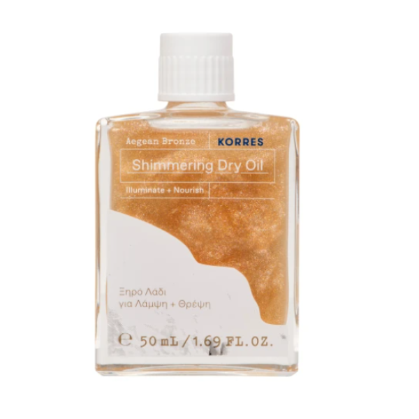 Korres Aegean Bronze Illuminate & Nourish Shimmering Dry Oil, 50ml Korres Aegean Bronze Illuminate & Nourish Shimmering Dry Oil, 50ml