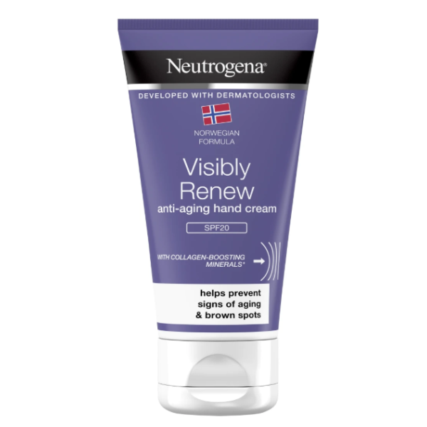 Neutrogena Norwegian Formula Visibly Renew Αντιγηραντική Κρέμα Χεριών με Αντηλιακό Δείκτη SPF 20 75ml Neutrogena Norwegian Formula Visibly Renew Αντιγηραντική Κρέμα Χεριών με Αντηλιακό Δείκτη SPF 20 75ml