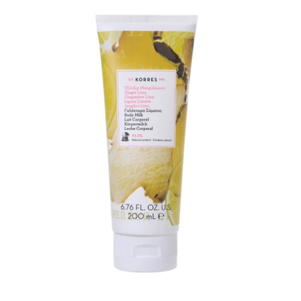 Korres Body Milk Ginger Lime Γαλάκτωμα Σώματος Τζίντζερ Μοσχολέμονο 250ml Korres Body Milk Ginger Lime Γαλάκτωμα Σώματος Τζίντζερ Μοσχολέμονο 250ml