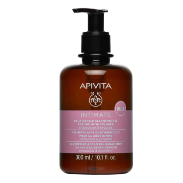 Apivita Intimate Care Daily, Gel για την Ευαίσθητη Περιοχή με Χαμομήλι & Πρόπολη - Smart Pack 300ml