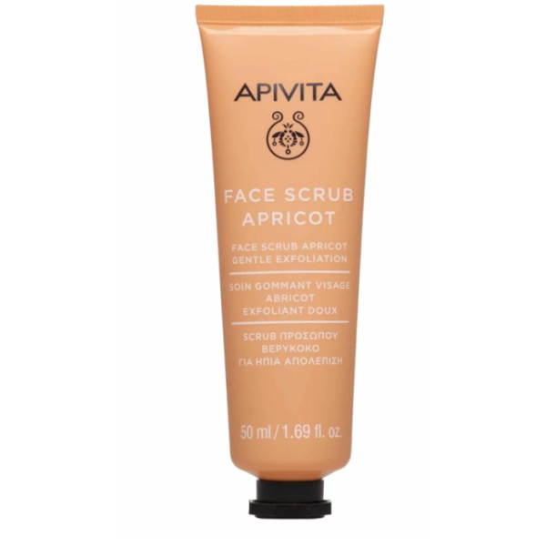 Apivita Face Scrub Apricot Gel Ήπιας Απολέπισης με Λεπτούς Κόκκους από Κουκούτσια Βερίκοκου, για την Κανονική / Ξηρή Επιδερμίδα, 50ml Apivita Face Scrub Apricot Gel Ήπιας Απολέπισης με Λεπτούς Κόκκους από Κουκούτσια Βερίκοκου, για την Κανονική / Ξηρή Επιδερμίδα, 50ml