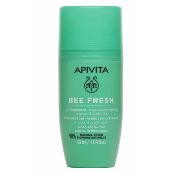 Apivita Bee Fresh Deo Roll On με Πρόπολη & Προβιοτικά 50ml