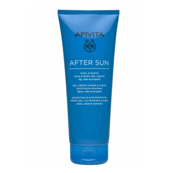 Apivita After Sun Face & Body Gel Cream 200ml Apivita After Sun Face & Body Gel Cream 200ml