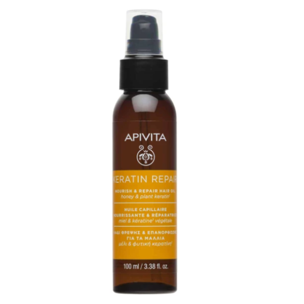 Apivita Keratin Repair Λάδι Θρέψης και Επανόρθωσης για τα Μαλλιά με Μέλι και Φυτική Κερατίνη 100ml