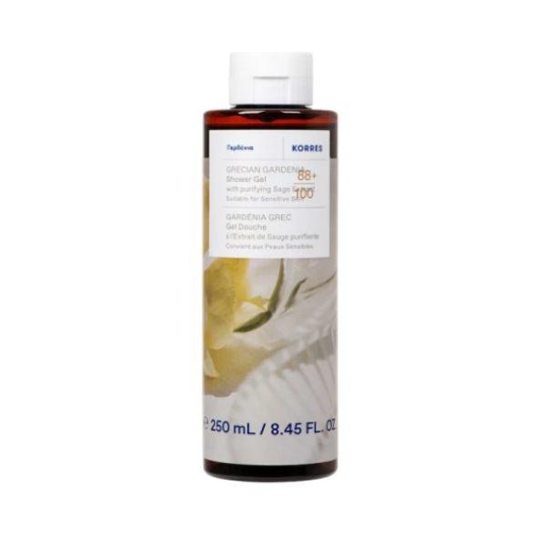 Korres Grecian Gardenia Shower Gel with Purifying Sage Extract 250ml Korres Grecian Gardenia Shower Gel with Purifying Sage Extract 250ml
