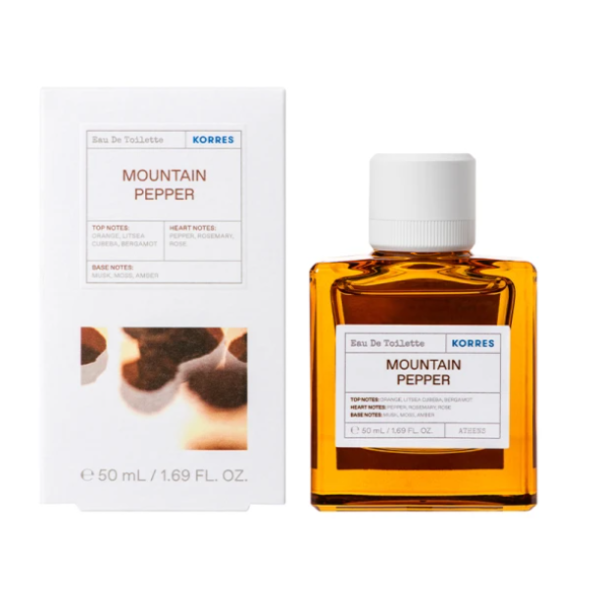 Korres Mountain Pepper Eau De Toilette 50ml Korres Mountain Pepper Eau De Toilette 50ml