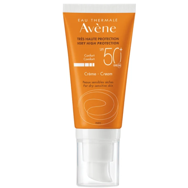 Avene Αντηλιακή Κρέμα Spf 50+ για το Ξηρό & Πολύ Ξηρό Δέρμα του Προσώπου 50ml