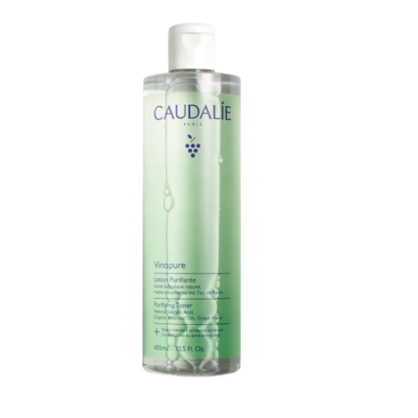 Caudalie Vinopure Clear Skin Purifying Toner Τονωτική Λοσιόν για Επιδερμίδα με Τάση Ακμής, 400ml