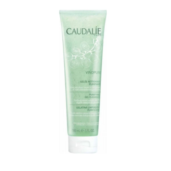 Caudalie Vinopure Purifying Gel Cleanser Καθαριστικό Τζελ Προσώπου για Λιπαρή Επιδερμίδα 150ml