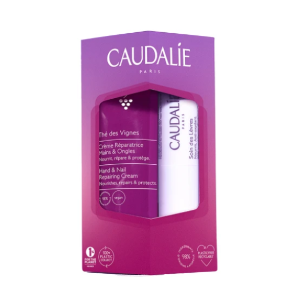 Caudalie Promo The des Vignes Hand and Nail Cream 30ml & Lip Conditioner 4.5g Caudalie Promo The des Vignes Hand and Nail Cream 30ml & Lip Conditioner 4.5g