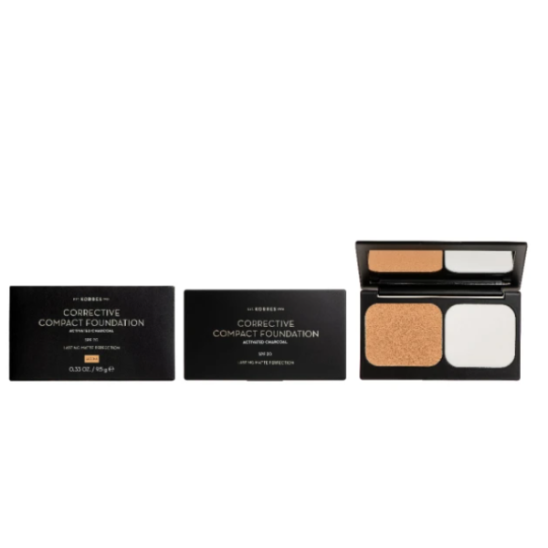 Korres Corrective Compact Foundation Spf 20 /Accf3 με Ενεργό Άνθρακα - Διορθωτικο Compact Make Up Για Σοβαρες Ατελειες 9.5G Korres Corrective Compact Foundation Spf 20 /Accf3 με Ενεργό Άνθρακα - Διορθωτικο Compact Make Up Για Σοβαρες Ατελειες 9.5G