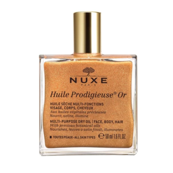 Nuxe Huile Prodigieuse Or, Ξηρό Ενυδατικό Λάδι με Χρυσαφένια Λάμψη, 50ml Nuxe Huile Prodigieuse Or, Ξηρό Ενυδατικό Λάδι με Χρυσαφένια Λάμψη, 50ml