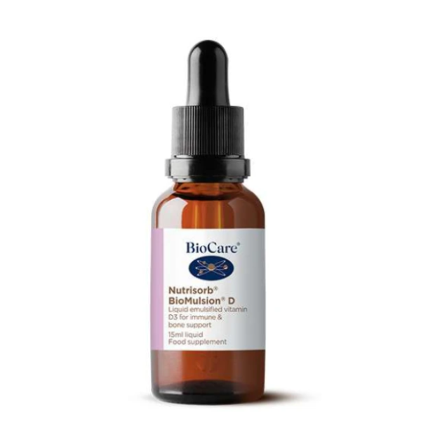 BioCare Nutrisorb® Liquid BioMulsion® D (1000iu) 15ml Liquid