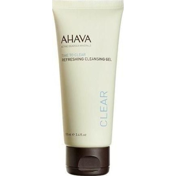 Ahava Time To Clear Refreshing Cleansing Gel Καθαριστικό Προσώπου για Ενυδάτωση & Αναζωογόνηση, 100ml