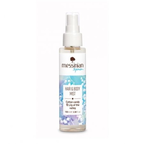 Messinian Spa Hair & Body Mist Cotton Candy & Lilly Of The Valley Αρωματικό Σπρέι για Μαλλιά & Σώμα 100ml