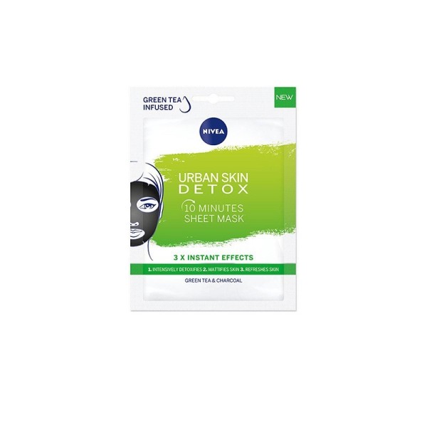 NIVEA Urban Skin Detox Υφασμάτινη Μάσκα 10 λεπτών