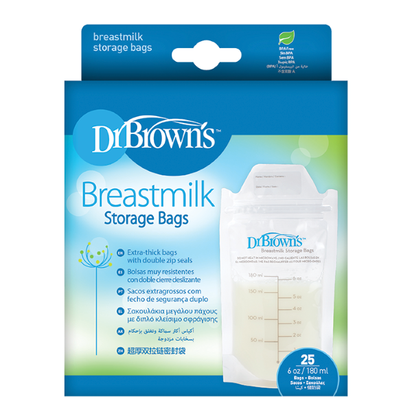 Dr. Brown's Σακουλάκια φύλαξης μητρικού γάλακτος (25 τεμ.)