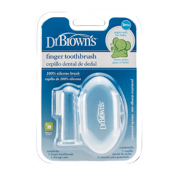 Dr. Brown's Βρεφική Δακτυλική Οδοντόβουρτσα Σιλικόνης