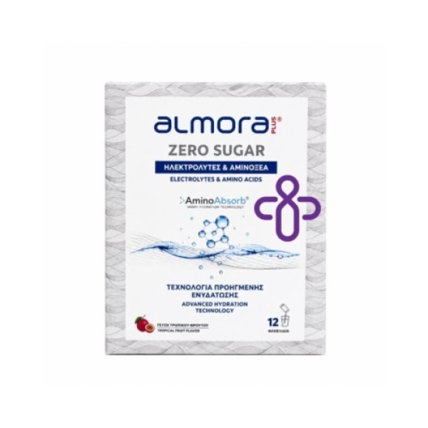 Almora Plus Zero Sugar Electrolytes & Amino Acids 12 Sachets