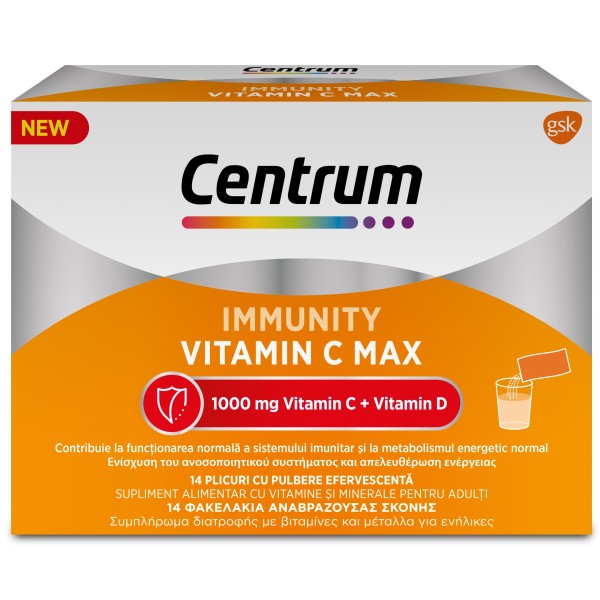 Centrum Imminity Vitamin C Max 14 φακελάκια