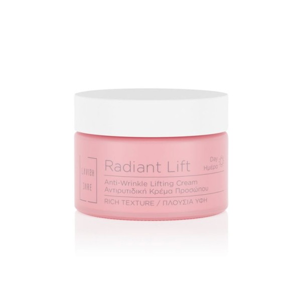 Lavish Care Radiant Lift Anti-Wrinkle Lifting Day Cream  Rich Texture Αντιρυτιδική Κρέμα Προσώπου Ημέρας Πλούσια Υφή 50 ml