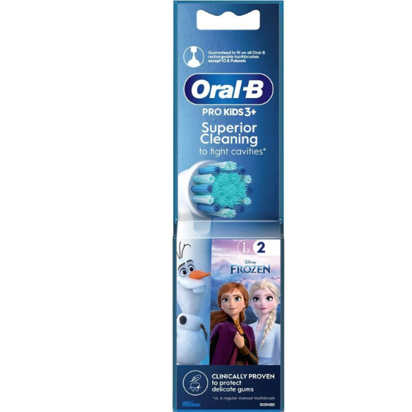Oral -B Pro Kids Ανταλλακτικά Ηλεκτρικής Οδοντόβουρτσας Frozen, 2 τεμάχια Oral -B Pro Kids Ανταλλακτικά Ηλεκτρικής Οδοντόβουρτσας Frozen, 2 τεμάχια