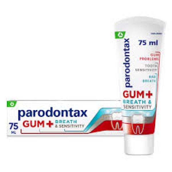 Parodontax Gum+ Breath & Sensitivity Οδοντόκρεμα για Ευαίσθητα Δόντια 75ml
