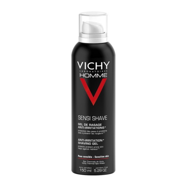 VICHY HOMME Gel Ξυρίσματος κατά των ερεθισμών, 150ml