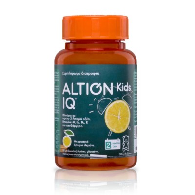 Altion Kids IQ Με Πολύτιμα Ω-3 Λιπαρά Οξέα από Λιναρόσπορο, 60 ζελεδάκια