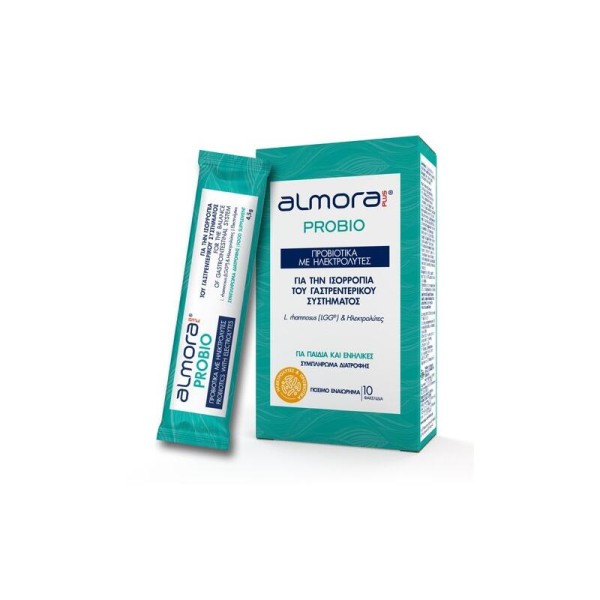 Almora Plus Probio Προβιοτικά με Ηλεκτρολύτες 10 x 4.5gr  Almora Plus Probio Προβιοτικά με Ηλεκτρολύτες 10 x 4.5gr