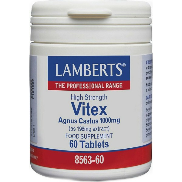 Lamberts High Strength Vitex Agnus Castus 1000mg Ειδικό Συμπλήρωμα Διατροφής 60 ταμπλέτες
