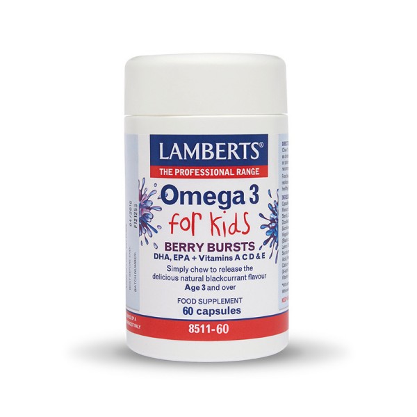 Lamberts Omega 3 For Kids Ιχθυέλαιο 60 κάψουλες