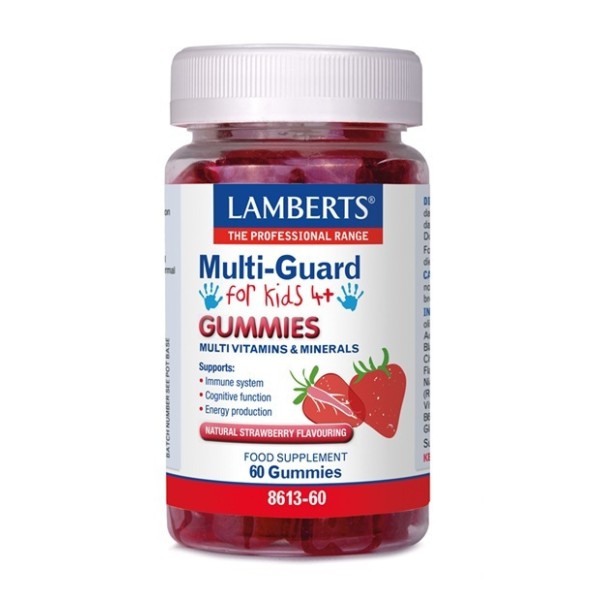 Lamberts Multi-Guard Πολυβιταμίνη Φράουλα 60 ζελεδάκια