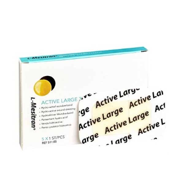 L-Mesitran Active Επιθέματα 7,5cmX4,5 επούλωσης -5τμχ