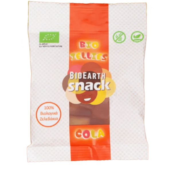Bioearth Bio Jellies ζελεδάκια με γεύση Cola Bioearth Bio Jellies ζελεδάκια με γεύση Cola